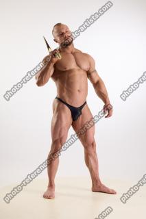 Duncan Standing Pose With Axe